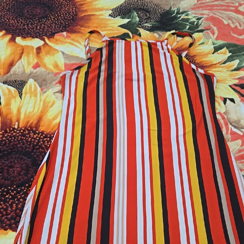 Colorful Striped Dress
